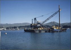 Dredging Bodega Harbor near Spud Point Marina