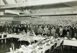 Golden wedding anniversary celebration at the Green Mill Inn in honor of George and Emily Blank, November 1, 1949