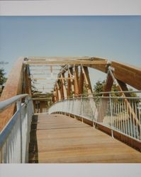 Balshaw Pedestrian Bridge, Petaluma, California, about 1990