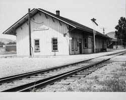 Cloverdale Train Depot, Cloverdale, California, 1934