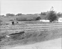 Remains of Roblar Gold Mine and surrounding area., Petaluma, California, 1967