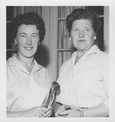 Clare Jane Carpenter and Kay Sweeny, Petaluma, California, about 1970