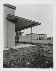 Exterior of classrooms at Brook Haven School, Sebastopol, California, 1958