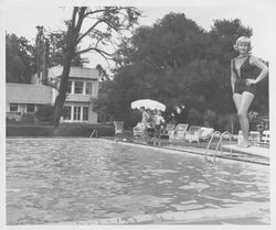 Pool scenes at the Burdell Ranch