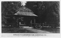 Entrance to Guernewood Park, Guerneville, California