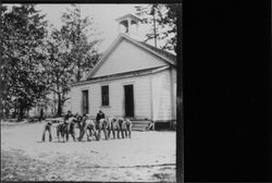 Boys at Occidental School playing football