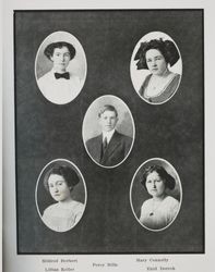 Students of Petaluma High School, 331 Keller Street, Petaluma, California, 1911