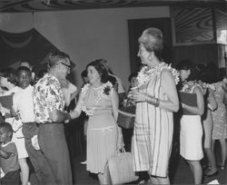 Helen Putnam and other dignitaries at the U.S. Conference of Mayors, Honolulu, Hawaii, June, 1967