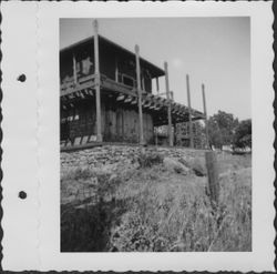 Petaluma Adobe undergoing restoration, Petaluma, California, about 1964