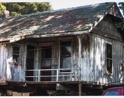 Porch detail of cottage at 345 West Street, Sebastopol, Calif., June 13, 2009