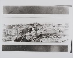 Court House and vicinity after the disaster looking east on 4th Street