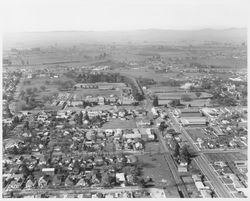 Aerial view of Santa Rosa High School and Santa Rosa Junior College area