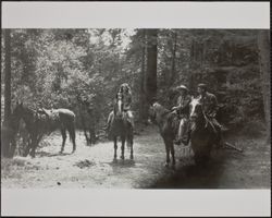 Redwood Rangers at Nin Guidotti's camp, Cazadero, California, May 17, 1946