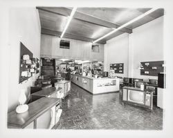 Interior of Bruner's television store, Santa Rosa, California, 1964