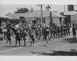 Girl Scouts in the Sonoma-Marin Fair Parade of July 1965, Petaluma , California