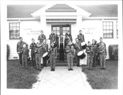 Boy Scout band, Petaluma, California, 1955