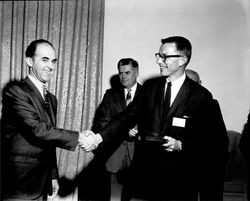 City of Santa Rosa Awards of merit being given to individuals, Santa Rosa, California, 1966