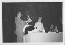 Helen Putnam at the 1974 CALAFCO conference, aboard the Queen Mary in Long Beach, California, September, 1974