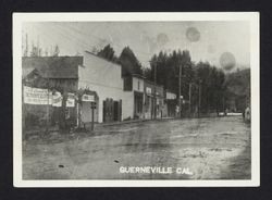 Guerneville Cal.--First Street looking west