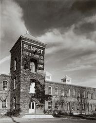 Sunset Line and Twine Company building and tower, Petaluma, 1940s