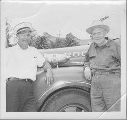 Members of Two Rock fire department, Two Rock, California, 1953