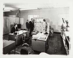 Chamber of Commerce staff in their office, Santa Rosa, California, 1967