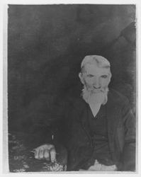 Portrait of unidentified man in Sonoma County California