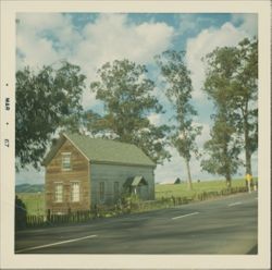 Stagecoach house and social hall near Lakeville, California, March, 1967