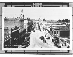 Main Street Petaluma Cal. :--looking north at the Masonic building