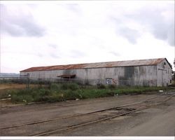 Side view of warehouse located at 317 First Street, Petaluma, California, Sept. 25, 2001