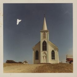 View of St. Teresa of Avila Catholic Church, Bodega, California, July, 1967