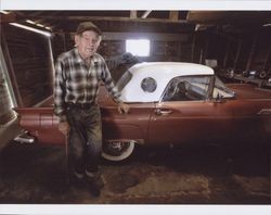 Herbert E. Burbank by his Ford Thunderbird, Petaluma, California, 2010