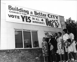 Building a Better City Committee headquarters, Santa Rosa, California, 1965