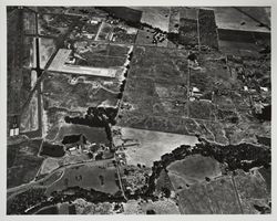 Aerial view of area surrounding Sonoma County Airport