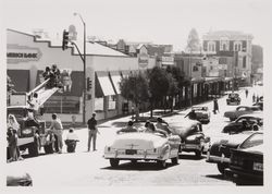 Scenes from the remake of the film "Shadow of a Doubt" Petaluma, California, 1991