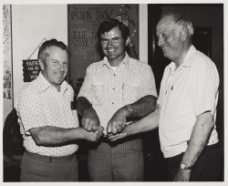 Tom Nunes, 1975 Dairy of the Year winner with fellow dairymen Santa Rosa, California