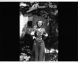 Hazel Nissen in Petaluma, California, 1938