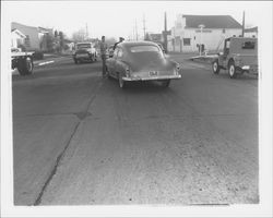 Intersection of Western Avenue and Fair Street, Petaluma, California, 1950