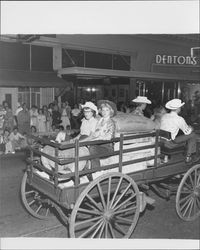 Various groups in the Fourth of July Parade, Petaluma, California, 1955