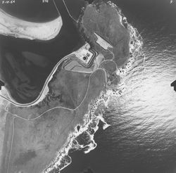 Aerial views of Bodega Head and Hole in the Head