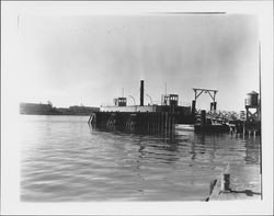 Richmond-San Rafael ferry, San Rafael, California, 1955