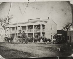 Santa Rosa House hotel, Santa Rosa, California, 1877