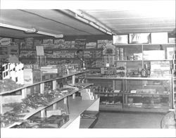 Interior views of the Tomasini Hardware stores at 120 Kentucky Street, Petaluma, California, 1958