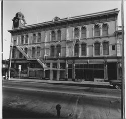 Masonic Building from Western Avenue, Petaluma, California, 1978