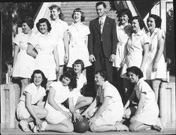 1950 Girls' A basketball team
