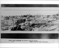 Courthouse and vicinity after the disaster