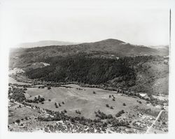 Aerial view of Oakmont, Santa Rosa, California, 1967