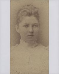 Portrait of Doyle family member or friend, Santa Rosa, California, about 1900