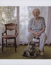 Portrait of Anna C. Hansen Harrigan, Petaluma, California, 2010