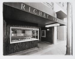 Exterior of Richey Jewelers, Santa Rosa, California, 1967